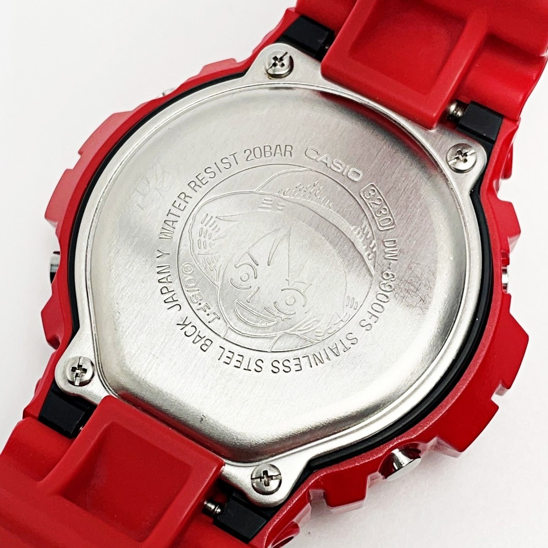 CASIO(カシオ)の☆☆CASIO カシオ G-SHOCK DW-6900FS ONE PIECE LUFFY モデル レッド 9999本限定 クォーツ メンズ 腕時計 メンズの時計(腕時計(デジタル))の商品写真