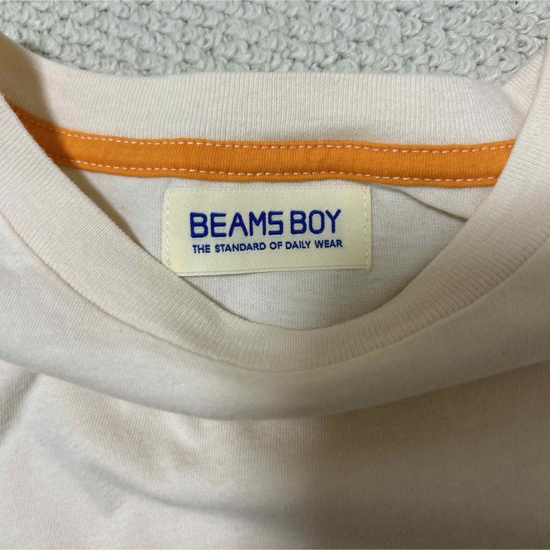 BEAMS BOY(ビームスボーイ)のビームスボーイ　薄オレンジ　肌色　半袖Tシャツ トップス　サイズ1 レディースのトップス(Tシャツ(半袖/袖なし))の商品写真