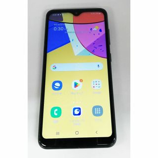 サムスン(SAMSUNG)の【SIMロック解除済】au Galaxy A21 シンプル SCV49 Black (バッテリは良好です80%以上)⑤(スマートフォン本体)