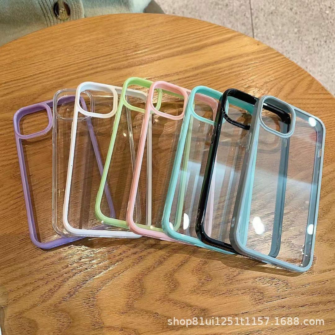 Apple(アップル)のiPhone13 クリアケース ピンク 可愛い♡透明 韓国 オタ活 スマホ 推活 スマホ/家電/カメラのスマホアクセサリー(iPhoneケース)の商品写真