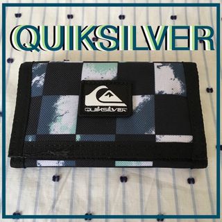 クイックシルバー(QUIKSILVER)のQUIKSILVER クイックシルバーUS限定コーデュラウォレットバリバリ折財布(サーフィン)