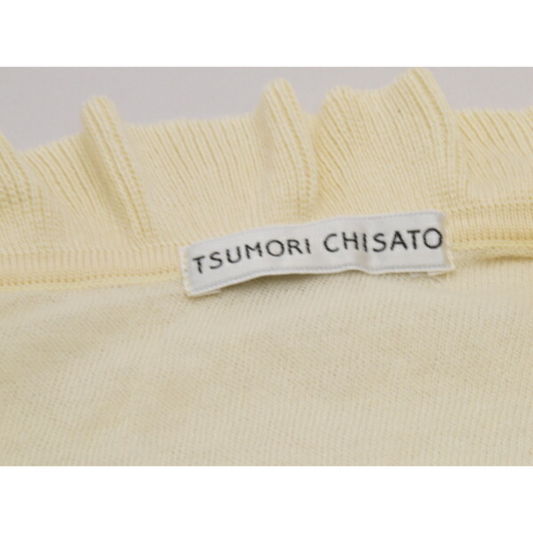 TSUMORI CHISATO(ツモリチサト)のツモリチサト TSUMORI CHISATO カーディガン フリル 長袖 2サイズ オフホワイト レディース j_p F-M8783 レディースのトップス(カーディガン)の商品写真