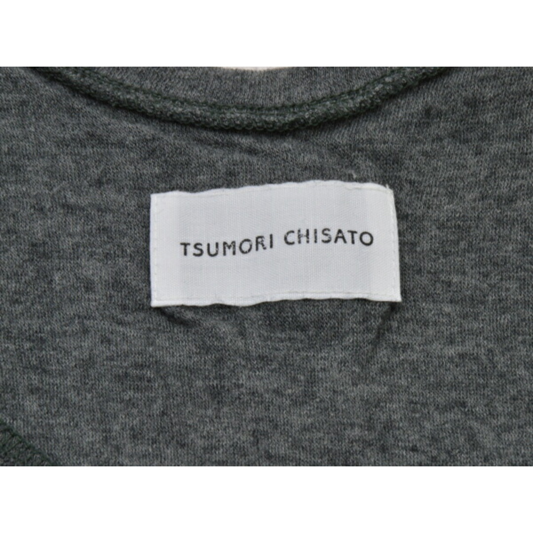 TSUMORI CHISATO(ツモリチサト)のツモリチサト TSUMORI CHISATO タンクトップ ロング丈 フリル 3サイズ グレー レディース j_p s_z F-M8973 レディースのトップス(タンクトップ)の商品写真