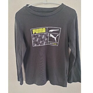 プーマ(PUMA)のPUMA黒ロンT【130cm】(Tシャツ/カットソー)