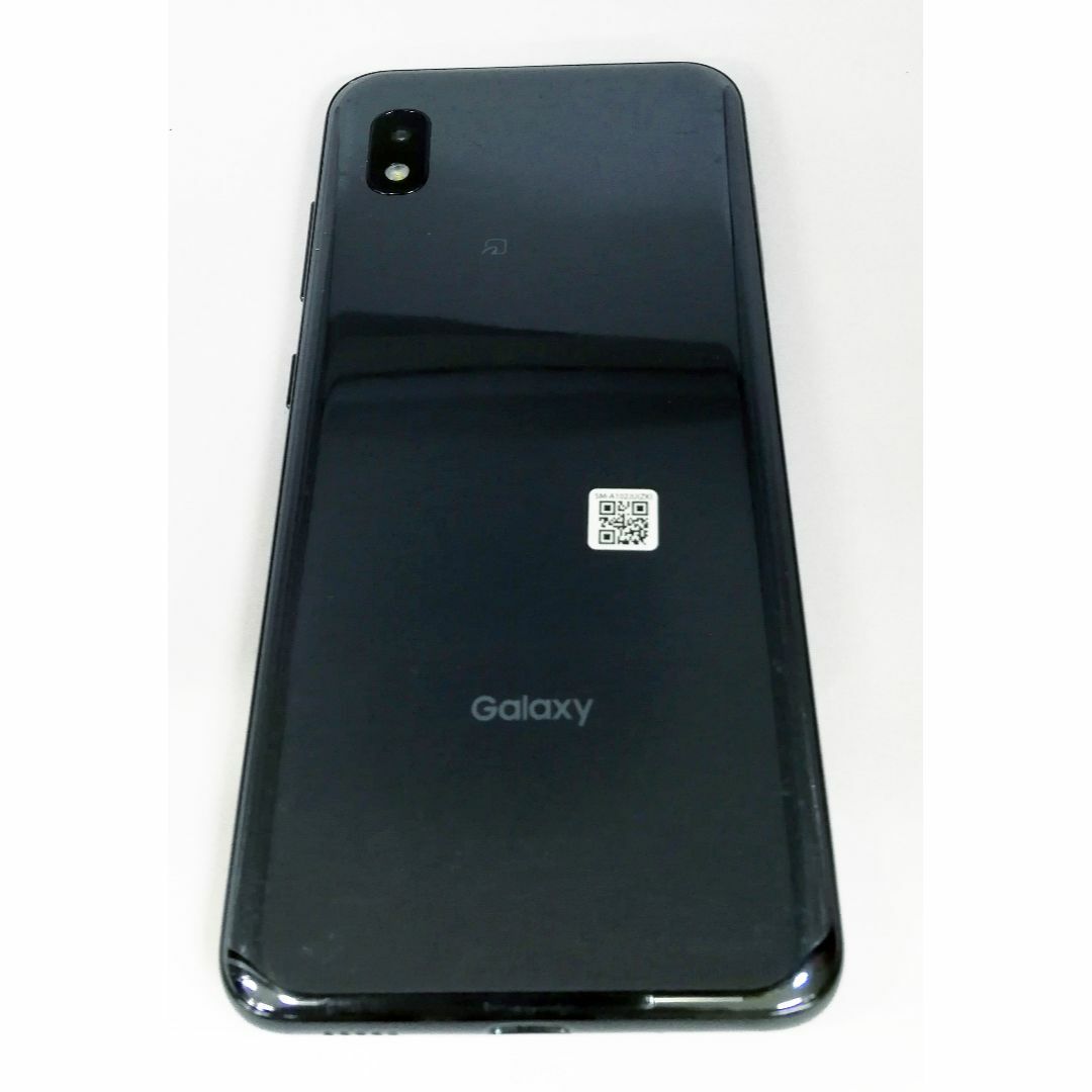SAMSUNG(サムスン)の【SIMロック解除済】au Galaxy A21 シンプル SCV49 Black (バッテリは良好です80%以上)⑥ スマホ/家電/カメラのスマートフォン/携帯電話(スマートフォン本体)の商品写真