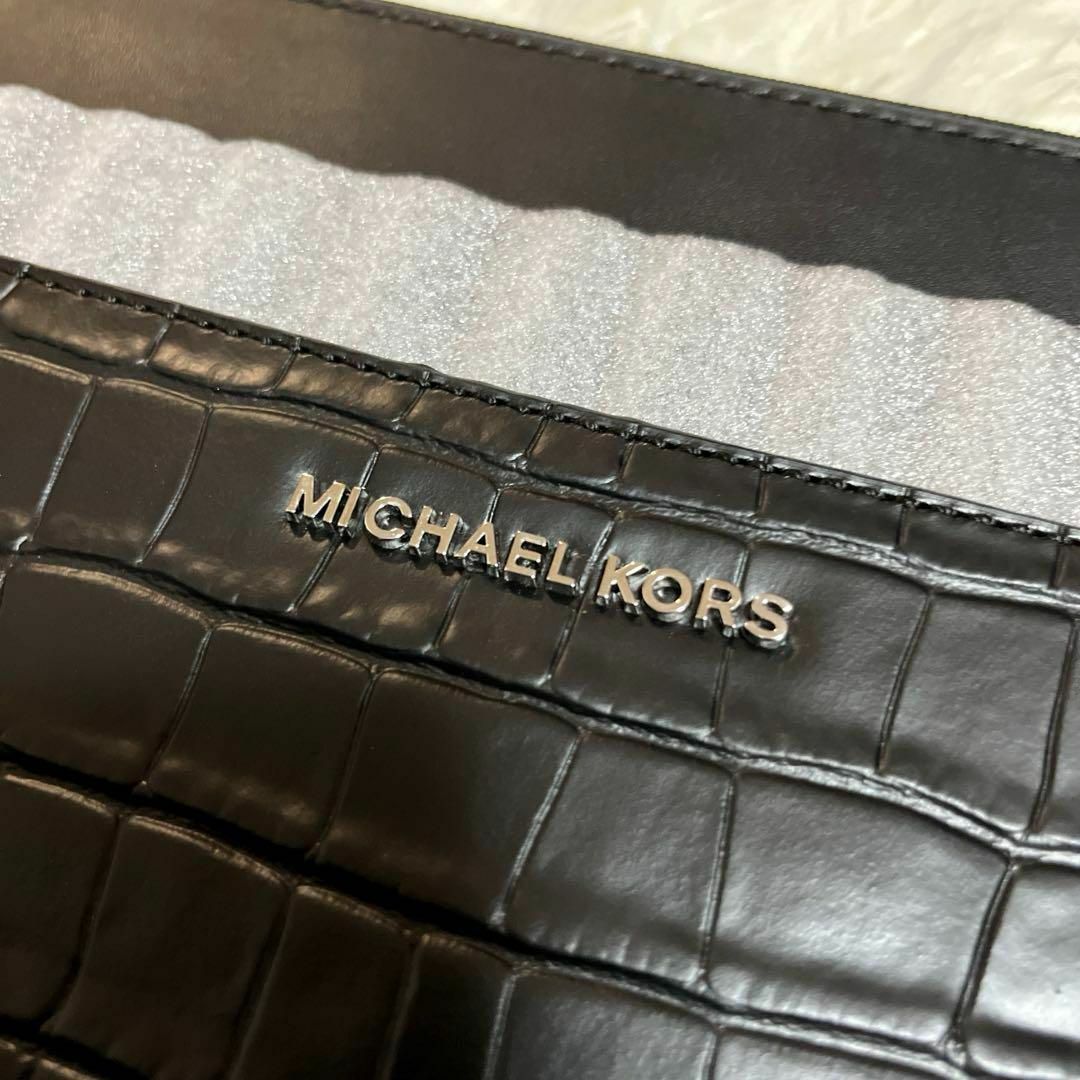 Michael Kors(マイケルコース)の新品✨マイケルコース 　クロコダイル 　クラッチバック 　定価68,200円 メンズのバッグ(セカンドバッグ/クラッチバッグ)の商品写真