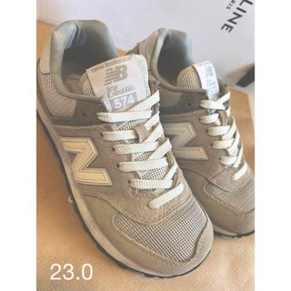 New Balance - ニューバランス　574 グレージュ　23.0