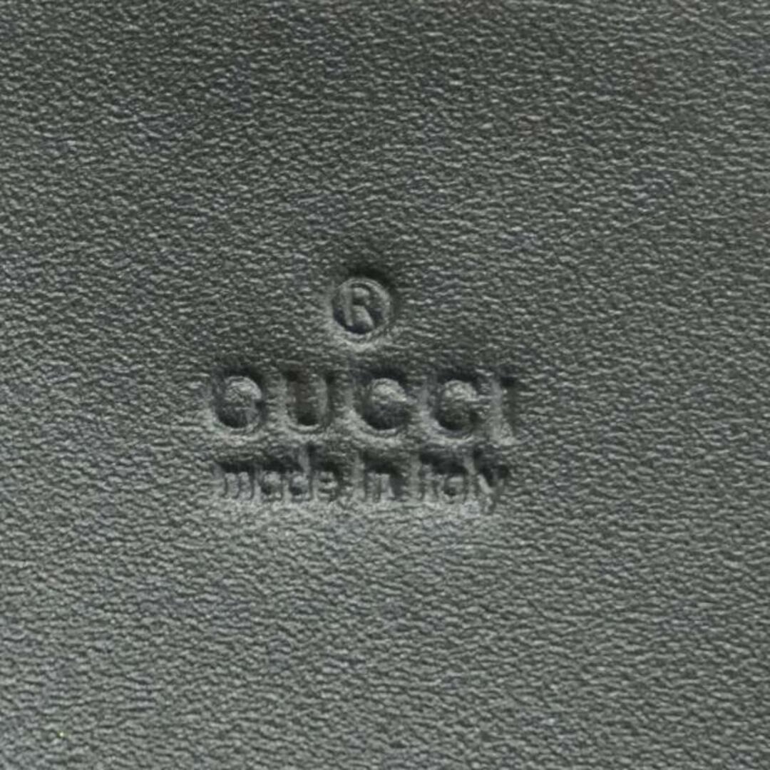 Gucci(グッチ)の【4ic2829】グッチ 名刺入れ/グッチシマ/406694/レザー/ブラック 【中古】 メンズ レディースのファッション小物(名刺入れ/定期入れ)の商品写真