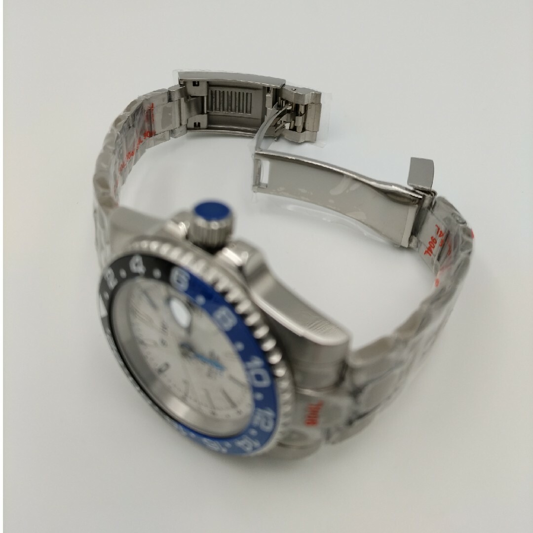 新品カスタムSEIKOMOD 40mmGMT黒青4針GS文字盤NH34機械式 メンズの時計(腕時計(アナログ))の商品写真