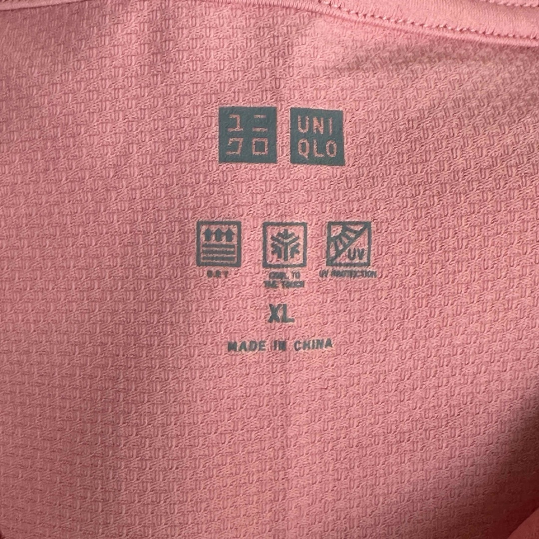 UNIQLO(ユニクロ)のエアリズムUVカットメッシュパーカ（レギュラー・長袖） 12 PINK XL レディースのトップス(パーカー)の商品写真