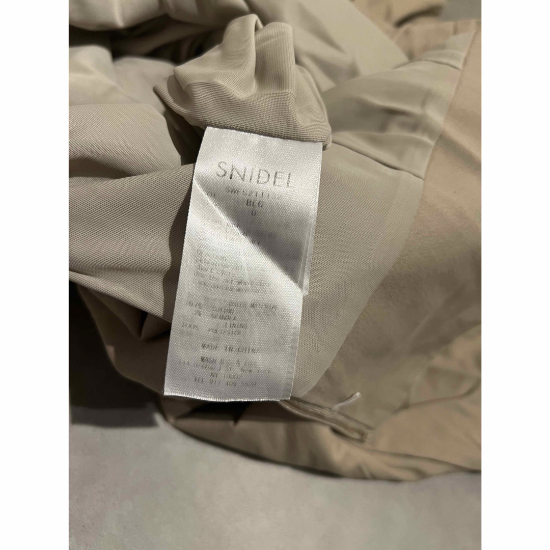 SNIDEL(スナイデル)のSNIDEL ハイウエストヘムフレアスカート BEG 0 レディースのスカート(ロングスカート)の商品写真