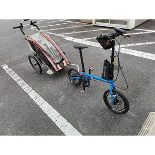 ダホン(DAHON)のDAHON OEM 折りたたみ自転車　サイクルトレーラー込み　キャンプや配達可能(自転車本体)