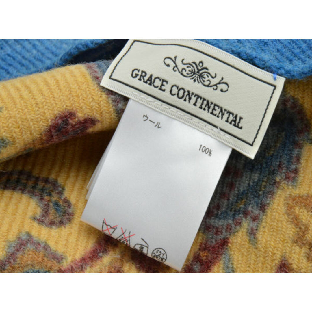 GRACE CONTINENTAL(グレースコンチネンタル)のグレースコンチネンタル GRACE CONTINENTAL ウール ストール/マフラー マルチカラー インド製 レディース F-MR1063 レディースのファッション小物(マフラー/ショール)の商品写真