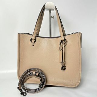 コーチ(COACH)の【美品】コーチ　タイラーキャリーオール28 2WAY ハンドバッグ レザー(ハンドバッグ)