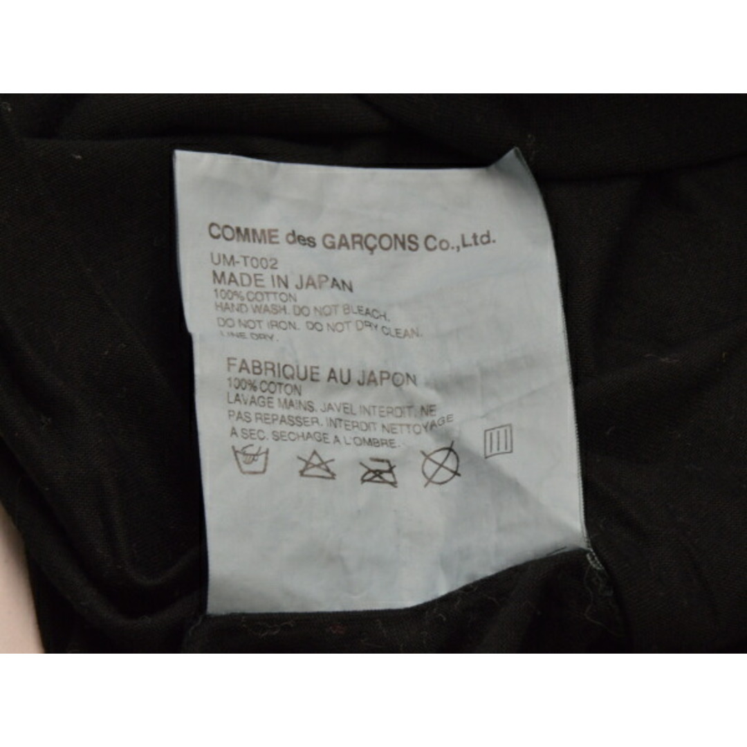 COMME des GARCONS(コムデギャルソン)のコムデギャルソン PINK JUNYA WATANABE COMME des GARCONS Tシャツ Sサイズ ブラック レディース j_p s_z F-S2213 レディースのトップス(Tシャツ(半袖/袖なし))の商品写真