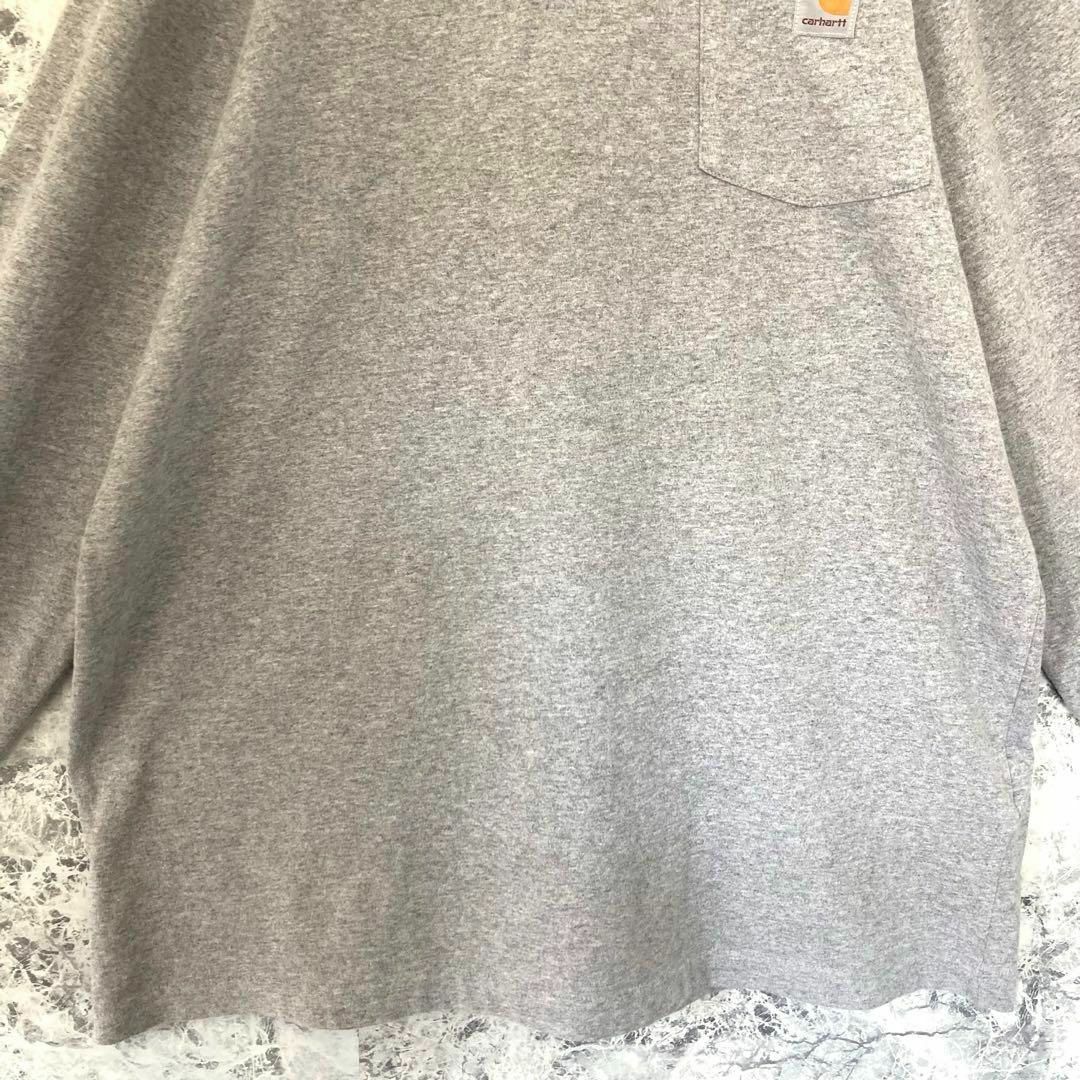 carhartt(カーハート)のIT152 US古着カーハートブランドタグ1/4ボタンプルオーバーロングTシャツ メンズのトップス(Tシャツ/カットソー(七分/長袖))の商品写真