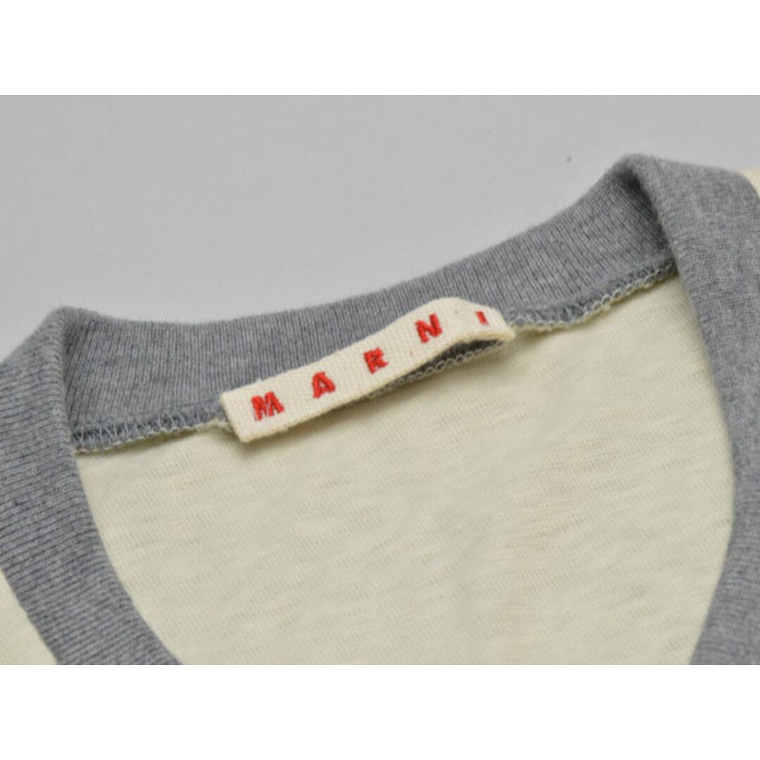 Marni(マルニ)のマルニ MARNI ノースリーブ Tシャツ/カットソー 38サイズ オフホワイト×ブラック×ネイビー イタリア製 レディース F-S3833 レディースのトップス(Tシャツ(半袖/袖なし))の商品写真