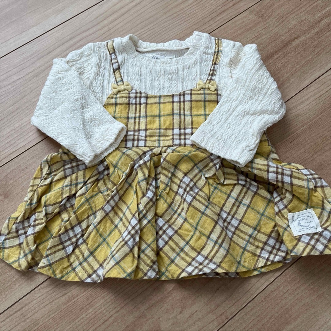 conoco 長袖　チュニック　70cm キッズ/ベビー/マタニティのベビー服(~85cm)(ワンピース)の商品写真