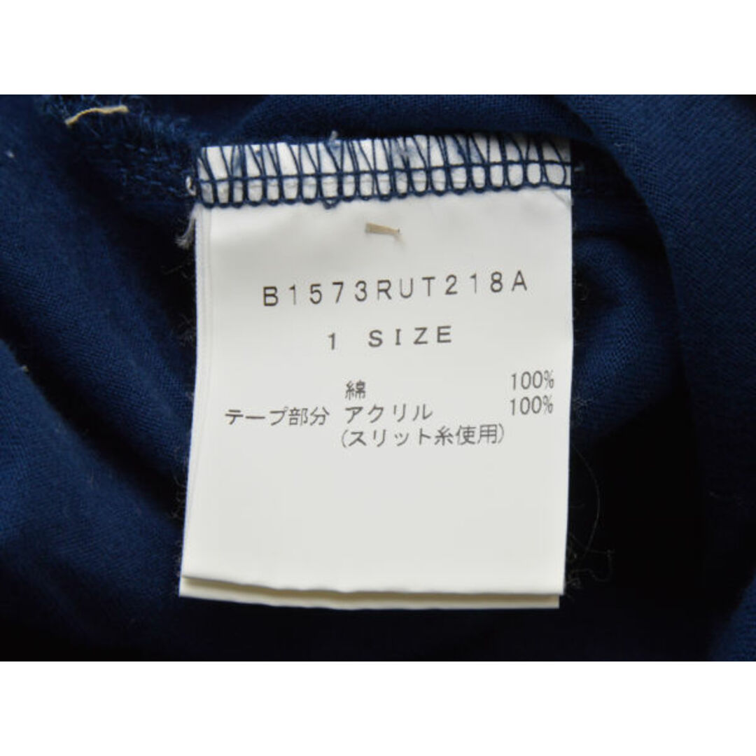 FRAPBOIS(フラボア)のフラボア FRAPBOIS Tシャツ/カットソー 1サイズ ネイビー レディース j_p F-S4057 レディースのトップス(Tシャツ(半袖/袖なし))の商品写真