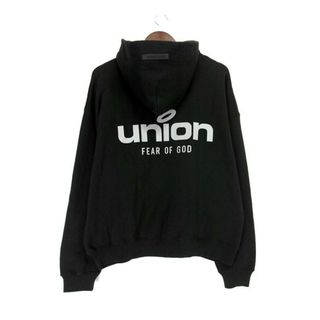 フィアオブゴッド(FEAR OF GOD)のフィア オブ ゴッド エッセンシャルズ FEAR OF GOD ESSENTIALS × ユニオン UNION ■ 21AW 【 Vintage Hoodie 】 ロゴ プリント ヴィンテージ フーディ パーカー　w16228(スウェット)