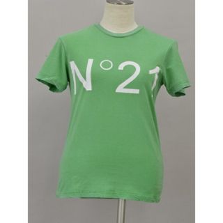 ヌメロヴェントゥーノ N°21 Tシャツ/カットソー 半袖 ロゴ XXSサイズ グリーン レディース e_u F-S4112(Tシャツ(半袖/袖なし))