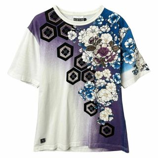 INFINITY 胤富仁帝 インフィニティ 和柄 半袖 Tシャツ メンズ L