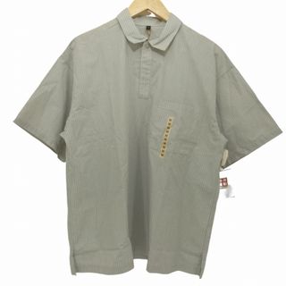 ムジルシリョウヒン(MUJI (無印良品))の無印良品(ムジルシリョウヒン) 涼感 半袖布帛ポロシャツ メンズ トップス(ポロシャツ)