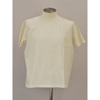 ヤエカ STOCK YAECA 33021 コットン Tシャツ/カットソー 半袖 Mサイズ オフホワイト(KUSAKI YELLOW) メンズ j_p F-S4387(Tシャツ/カットソー(半袖/袖なし))