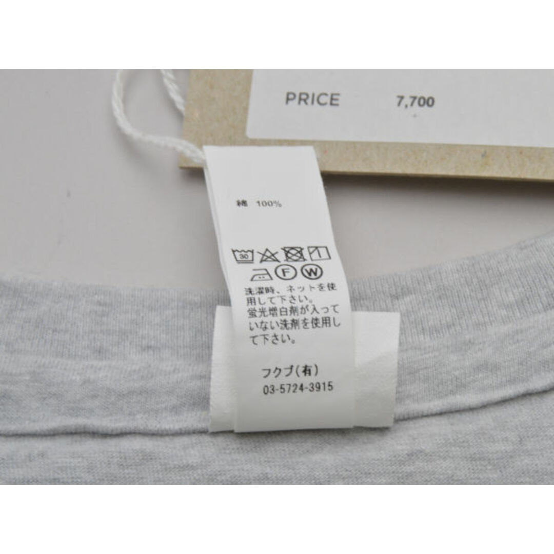 ヤエカ STOCK YAECA 32023 コットン Tシャツ/カットソー 半袖 Mサイズ ライトグレー(L.GRAY) メンズ j_p F-S4391 メンズのトップス(Tシャツ/カットソー(半袖/袖なし))の商品写真