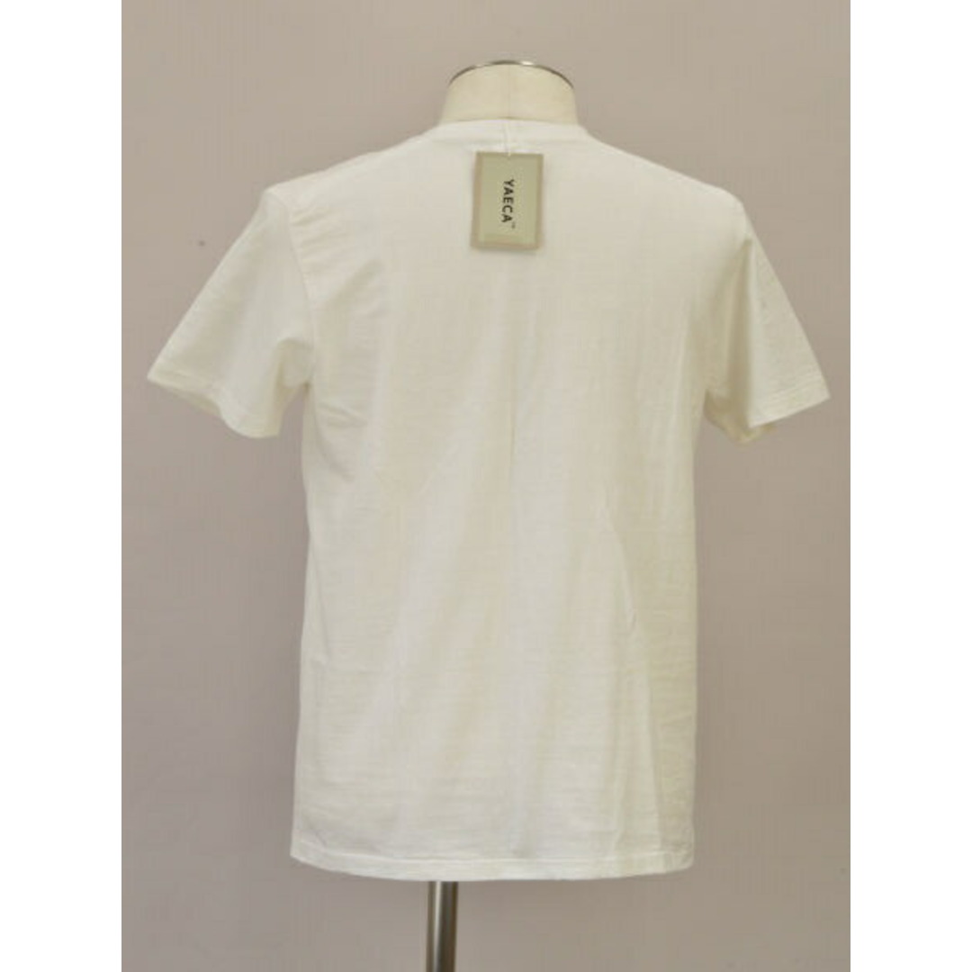 ヤエカ STOCK YAECA 32023 コットン Tシャツ/カットソー 半袖 Mサイズ オフホワイト(OFF WHITE) メンズ j_p F-S4393 メンズのトップス(Tシャツ/カットソー(半袖/袖なし))の商品写真