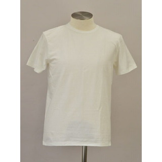 ヤエカ STOCK YAECA 32023 コットン Tシャツ/カットソー 半袖 Mサイズ オフホワイト(OFF WHITE) メンズ j_p F-S4393(Tシャツ/カットソー(半袖/袖なし))