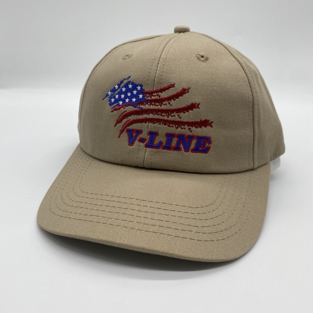 VINTAGE(ヴィンテージ)の90s　ヴィンテージ　星条旗　USA製　刺繍ロゴ　ベースボールキャップ　スナップ メンズの帽子(キャップ)の商品写真