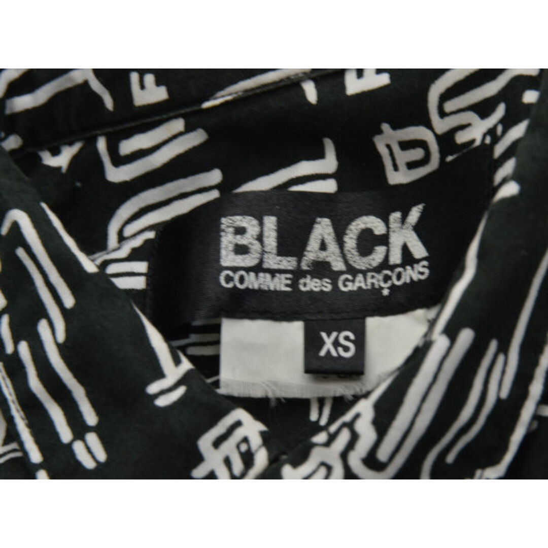 BLACK COMME des GARCONS(ブラックコムデギャルソン)のコムデギャルソン BLACK COMME des GARCONS シャツ/ブラウス 長袖 XSサイズ 黒 1J-B016 AD2012 メンズ j_p F-S4402 メンズのトップス(シャツ)の商品写真