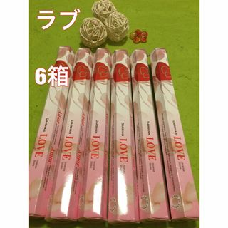 ヘム(HeM)のお香　ダルシャン 　ラブ　6箱セット スティック　#香る城NET(お香/香炉)