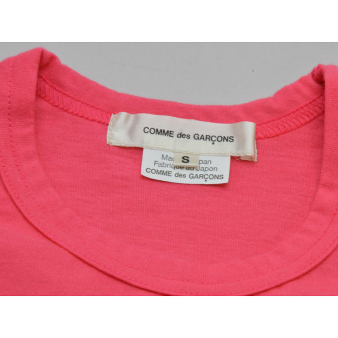 COMME des GARCONS(コムデギャルソン)のコムデギャルソン COMME des GARCONS Tシャツ/カットソー 穴あき Sサイズ GM-T044 AD2013 ピンク レディース j_p F-S4404 レディースのトップス(Tシャツ(半袖/袖なし))の商品写真