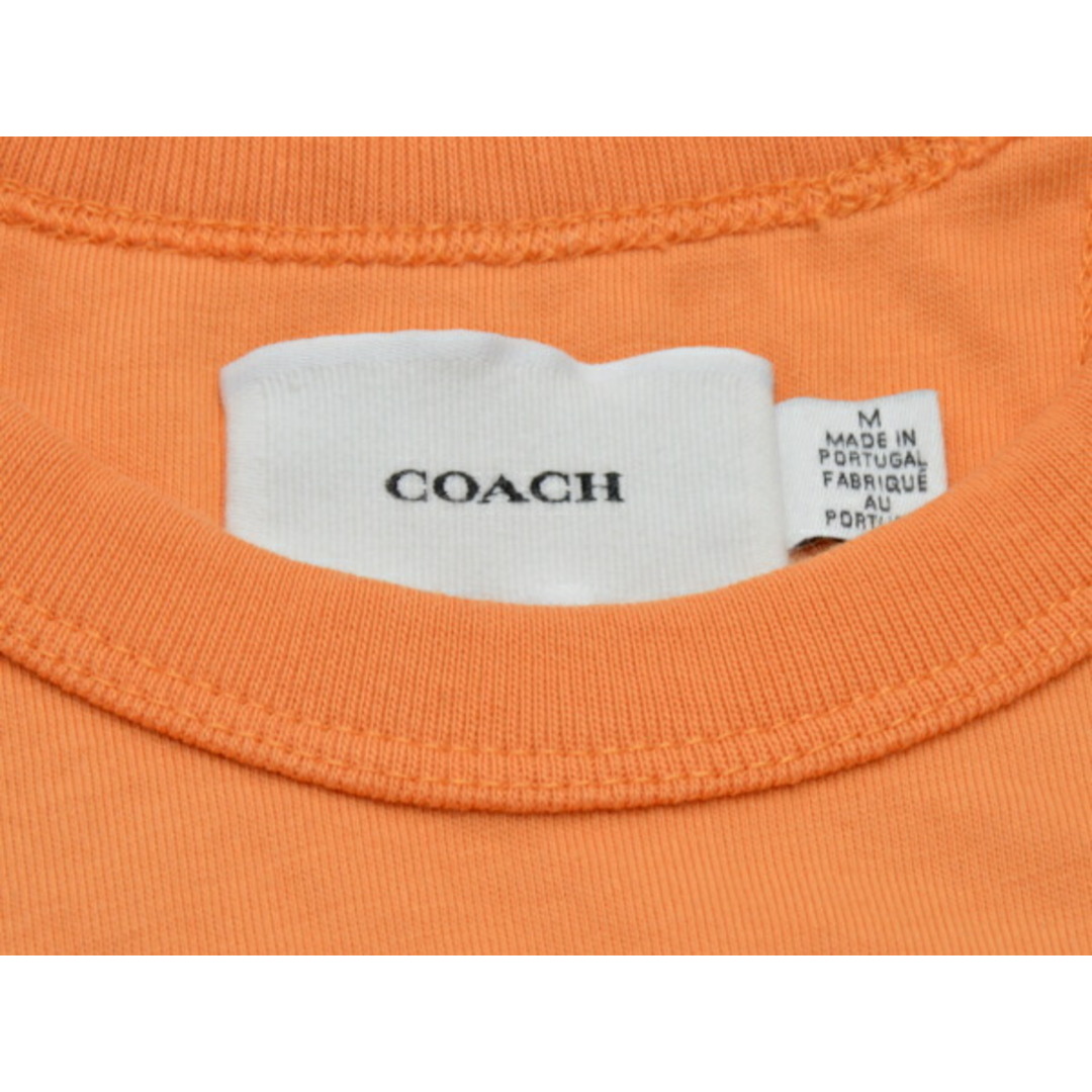 COACH(コーチ)のコーチ COACH レキシ― スクール Tシャツ/カットソー 恐竜 半袖 Mサイズ CA068 オレンジ レディース su_p e_u F-S4433 レディースのトップス(Tシャツ(半袖/袖なし))の商品写真