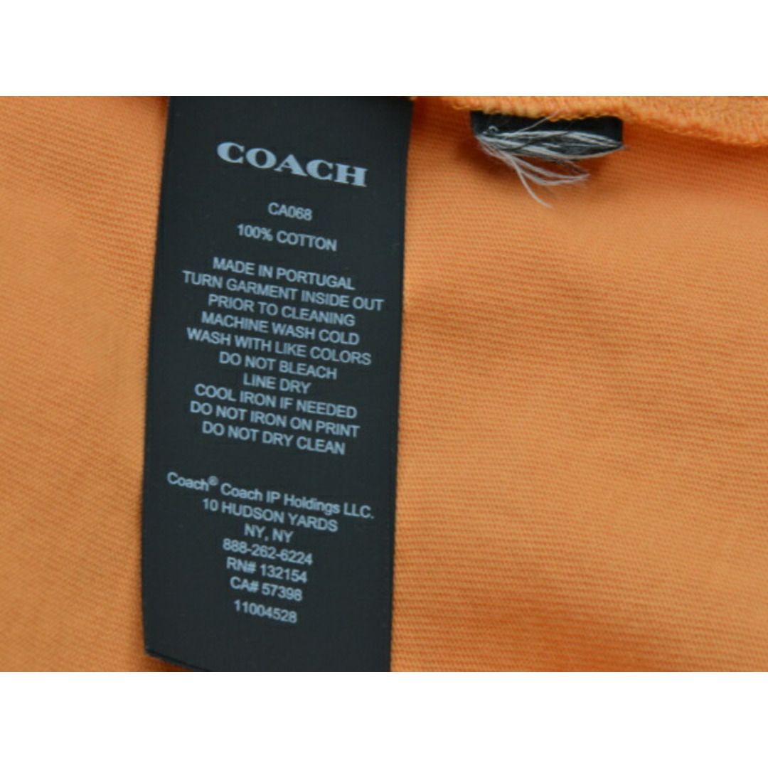 COACH(コーチ)のコーチ COACH レキシ― スクール Tシャツ/カットソー 恐竜 半袖 Mサイズ CA068 オレンジ レディース su_p e_u F-S4433 レディースのトップス(Tシャツ(半袖/袖なし))の商品写真