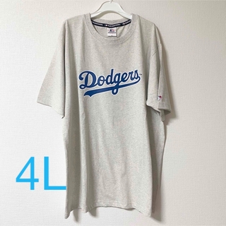 MLB - 新品 MLB ロサンゼルスドジャースDodgersロゴ Tシャツ 4L 大谷翔平