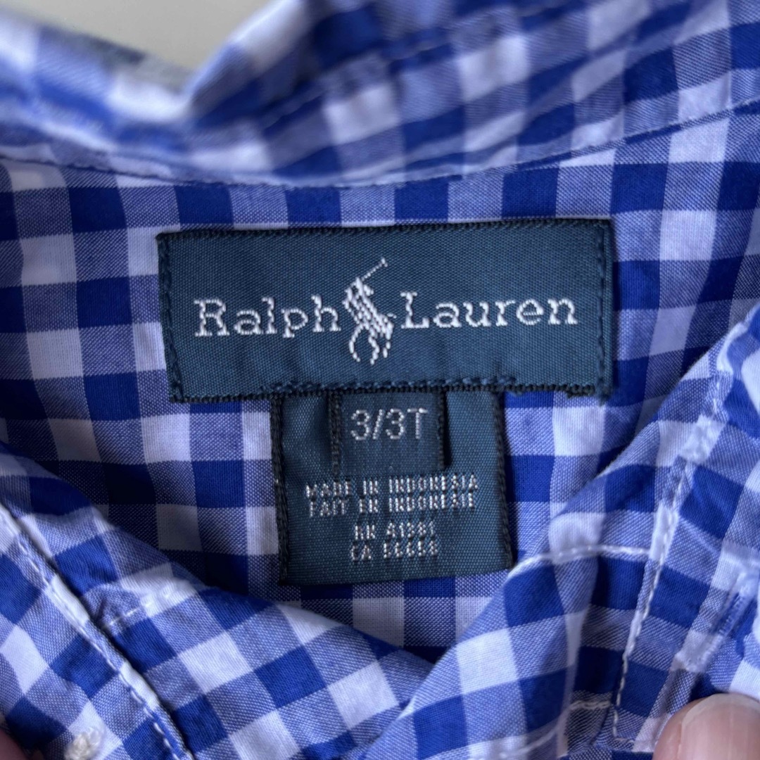 POLO RALPH LAUREN(ポロラルフローレン)のPOLO RALPH LAUREN ポロラルフローレン　シャツ キッズ/ベビー/マタニティのベビー服(~85cm)(シャツ/カットソー)の商品写真