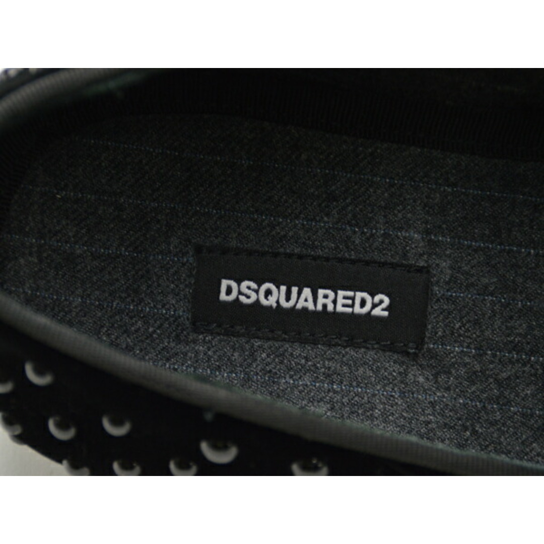 DSQUARED2(ディースクエアード)のディースクエアード DSQUARED2 スタッズ ローファー/シューズ 40サイズ ブラック イタリア製 メンズ F-SHOE877 メンズの靴/シューズ(ドレス/ビジネス)の商品写真