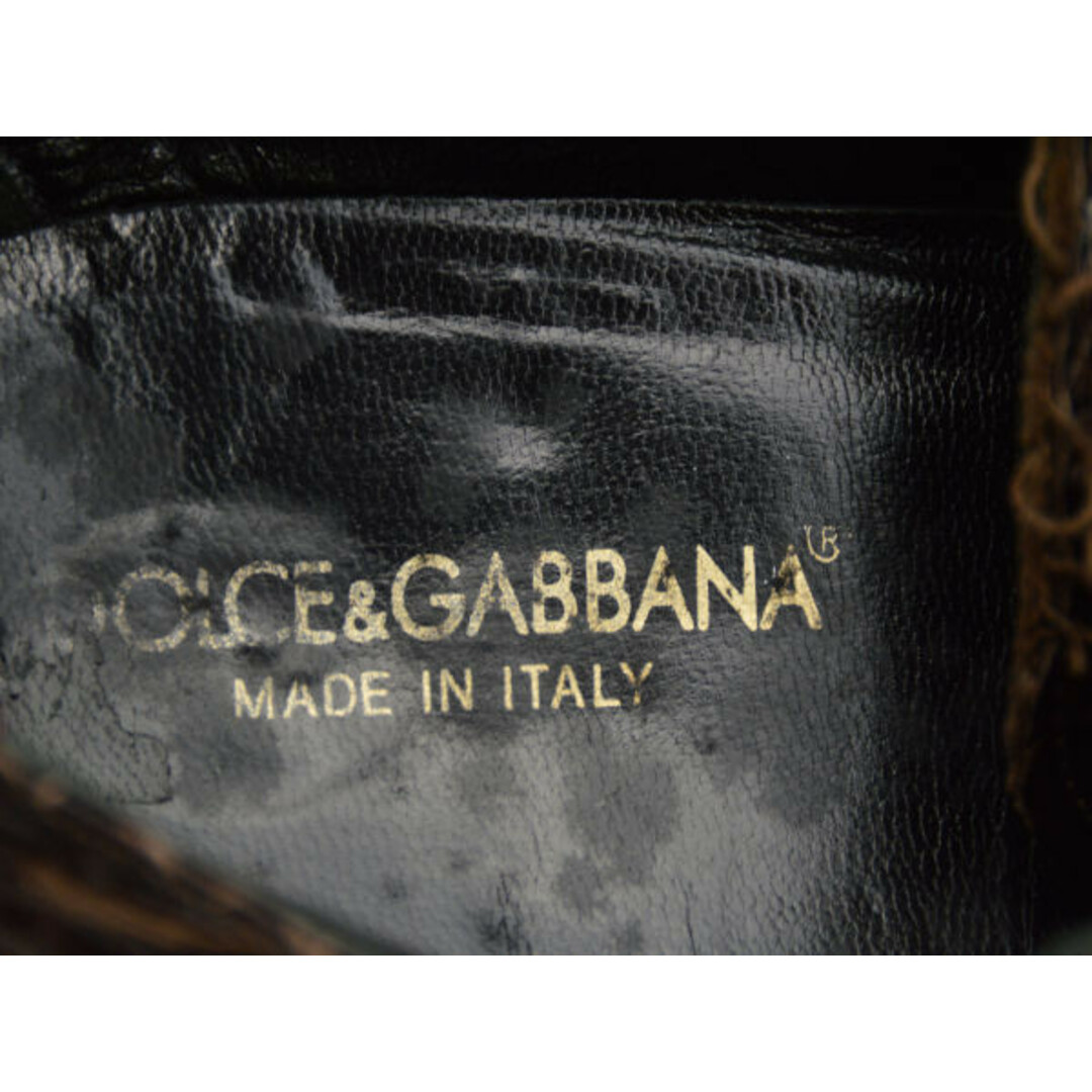 ドルチェアンドガッバーナ DOLCE & GABBANA シューズ 8サイズ ブラウン メンズ F-SHOE899 メンズの靴/シューズ(その他)の商品写真