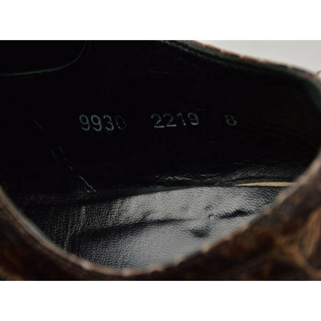 ドルチェアンドガッバーナ DOLCE & GABBANA シューズ 8サイズ ブラウン メンズ F-SHOE899 メンズの靴/シューズ(その他)の商品写真