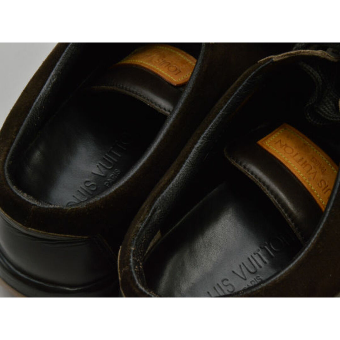LOUIS VUITTON(ルイヴィトン)のルイヴィトン LOUIS VUITTON スウェードレザー シューズ/スニーカー 8サイズ ダークブラウン メンズ su_p e_u F-SHOE933 メンズの靴/シューズ(ドレス/ビジネス)の商品写真
