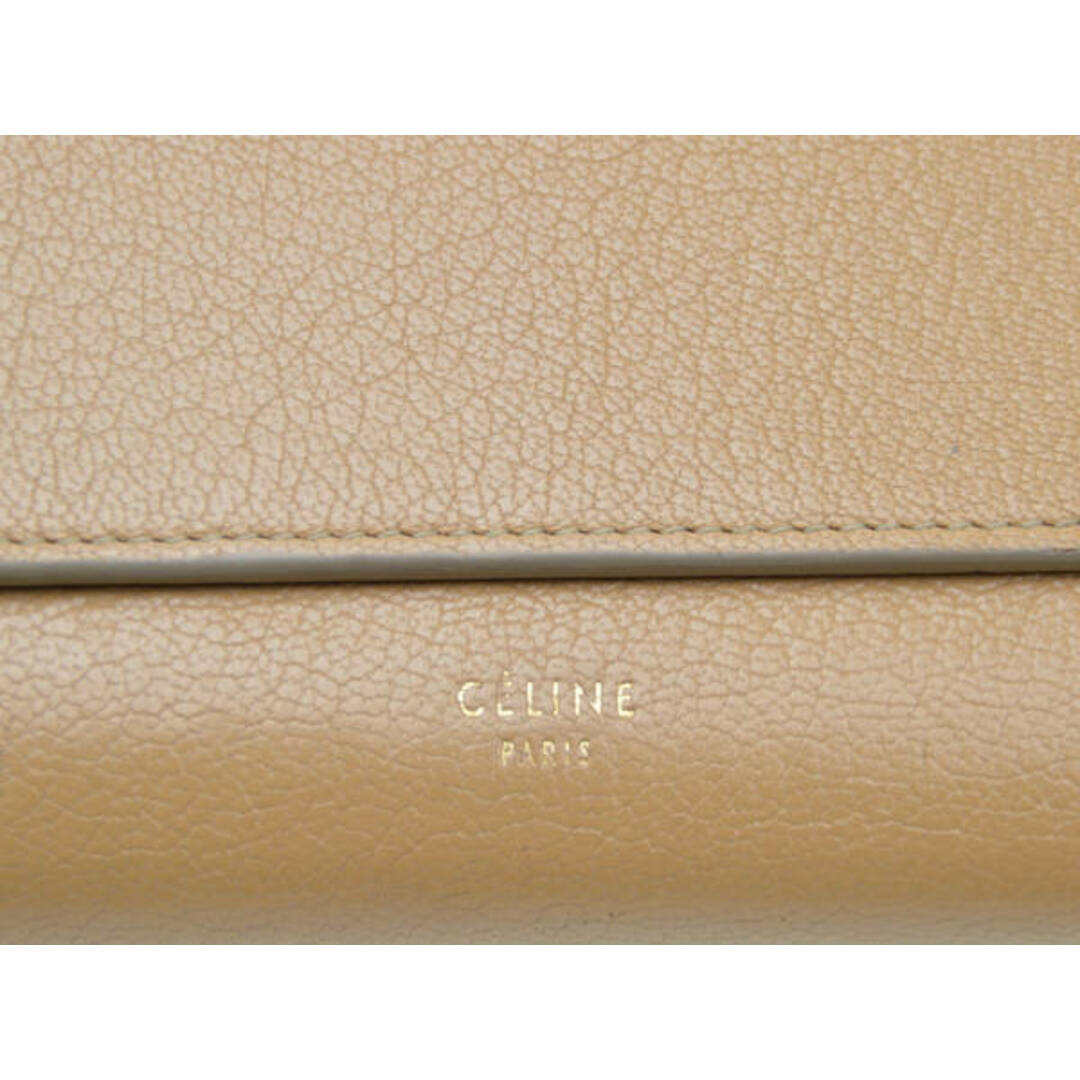 celine(セリーヌ)のセリーヌ CELINE フラップ レザー 長財布/ロングウォレット ベージュ レディース F-ST1689 レディースのファッション小物(財布)の商品写真