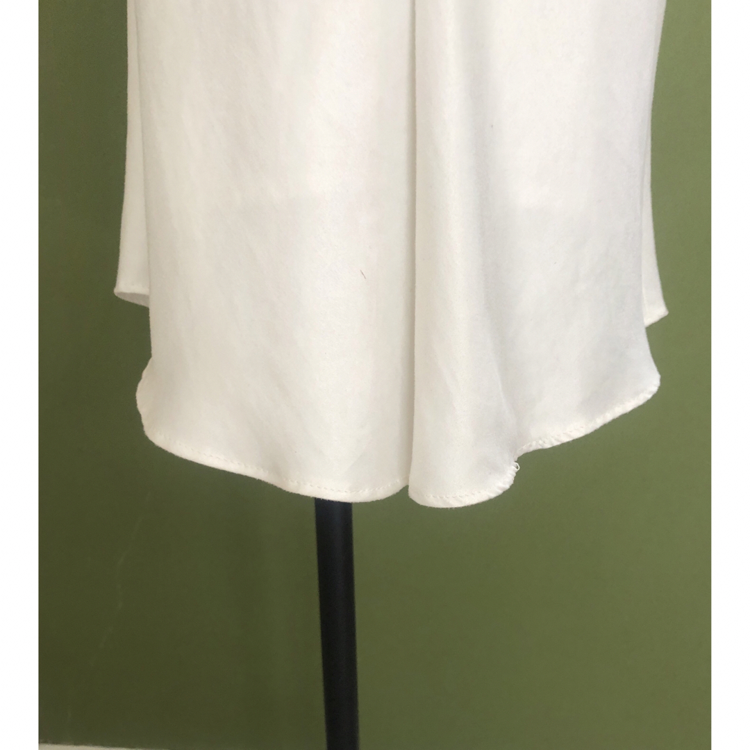 COUP DE CHANCE(クードシャンス)のCoup de Chance ホワイトスカート　M レディースのスカート(ひざ丈スカート)の商品写真