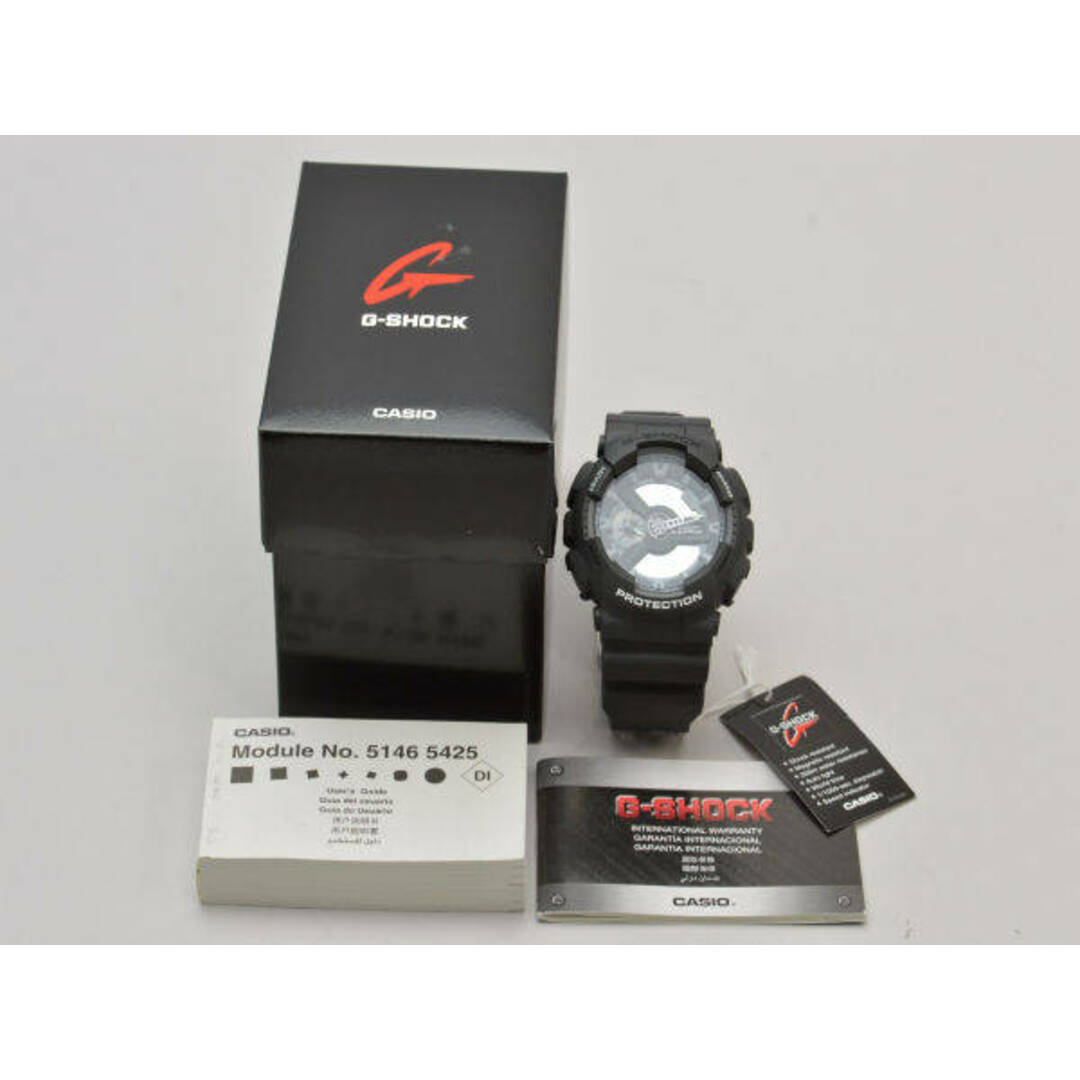 CASIO(カシオ)のカシオ ジーショック CASIO G-SHOCK 腕時計/ウォッチ 逆輸入・海外モデル GA-110C-1AR ブラック メンズ F-YA165 メンズの時計(腕時計(アナログ))の商品写真