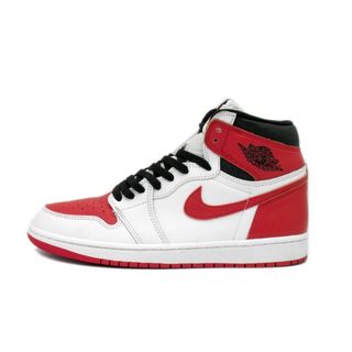 ナイキ(NIKE)のナイキ NIKE ■ 【 AIR JORDAN 1 OG HIGH Heritage 555088 161 】 エア ジョーダン 1 ハイ ヘリテージ スニーカー h0756(スニーカー)