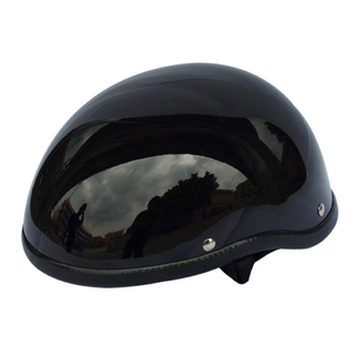 ヘルメット バイク ダックテール ヘルメ 装備 ブラック 新品