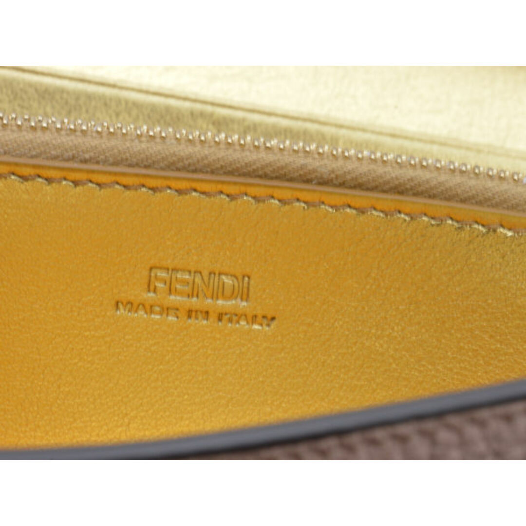 FENDI(フェンディ)のフェンディ FENDI PEEK A BOO 長財布 SELLERIA レザー 8M0427 AEUM ピンク 内側ゴールド レディース su_p e_u F-YA454 レディースのファッション小物(財布)の商品写真