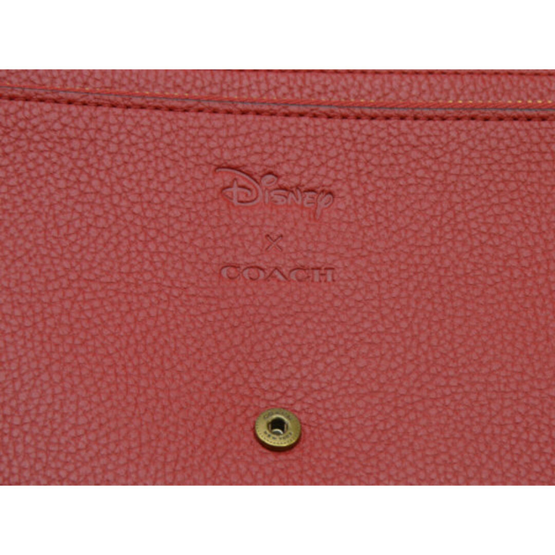 COACH(コーチ)のコーチ COACH ディズニーコラボ ミッキー レザー ウォレットバッグ ショルダーバッグ 3859 レッド レディース su_p u_s F-YA492 レディースのファッション小物(財布)の商品写真